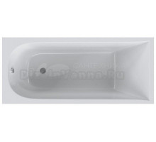 Акриловая ванна ALBA SPA Impero 170x75 см, пристенная, белая, на ножках