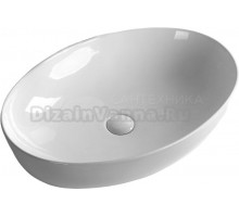 Накладная раковина Ceruttispa CR8023 61, белая