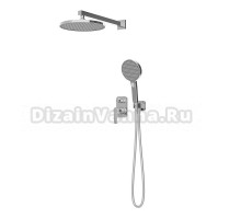 Душевая система с тропическим и ручным душем, глянцевый хром, Optima Home, IDDIS,OPHSB02i67