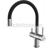 Кухонный смеситель KUCHENSTERN WURM-FE sus 304 нержавеющая сталь 750SS80