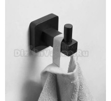 Крючок для ванной комнаты Maretti Umbria Black UMB53198, черный
