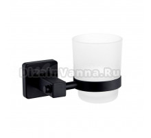 Стакан для ванной комнаты / держатель зубных щеток и пасты Maretti Umbria Black UMB541P45