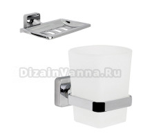 Набор Стакан Wasserkraft Dill K-3928 + Мыльница K-3969