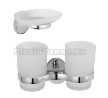Набор Держатель Haiba HB16 08 двойной + Мыльница 02