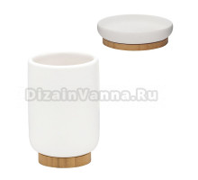 Набор Стакан Ridder Fancy 2126101 белый + Мыльница 2126301 белая