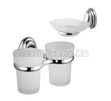Набор Стакан Haiba HB15 08 двойной + Мыльница 02