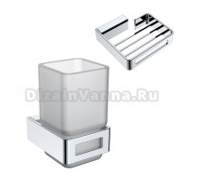 Набор Стакан Boheme Q 10944-CR + Мыльница 10959-CR