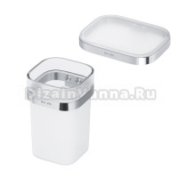 Набор Стакан AM.PM Func A8F34300 хром + Мыльница A8F34200 хром