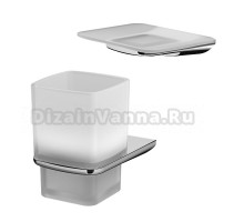 Набор Стакан AM.PM Inspire V2.0 A50A34300 хром + Мыльница A50A34200