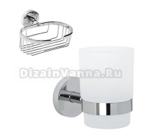 Набор Стакан Haiba HB17 06 + Мыльница 02-1