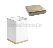 Набор Стакан Boheme 10961-B-G + Мыльница 10960-W-G