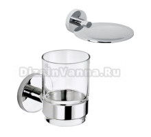 Набор Стакан Nofer Brass 16356B + Мыльница 16362.B