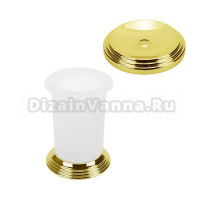 Набор Стакан Colombo Design Hermitage золото + Мыльница золото