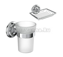 Набор Стакан Fora Drop FOR-DP044 + Мыльница FOR-DP040