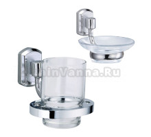 Набор Стакан Wasserkraft Oder K-3028 + Мыльница K-3029