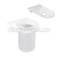 Набор Стакан Wasserkraft Kammel K-8328WHITE + Мыльница K-8369WHITE