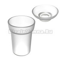 Набор Стакан Fora Long L029 без держателя + Мыльница L030