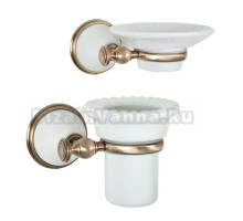 Набор Стакан Tiffany World Harmony TWHA109bi/br + Мыльница TWHA106bi/br