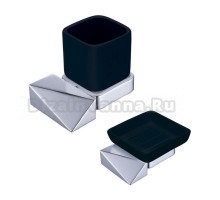 Набор Стакан Boheme New Venturo 10314-CR-B + Мыльница 10313-CR-B