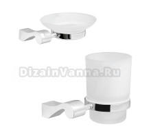Набор Стакан Verran Luma 251-25 для зубных щеток + Мыльница 253-25