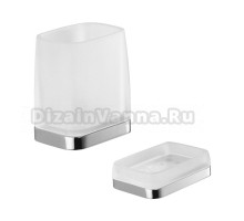 Набор Стакан Colombo Design Time W4202.000 + Мыльница W4201.000