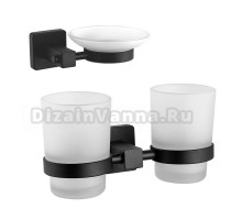 Набор Стакан Haiba HB89 08 двойной + Мыльница 02