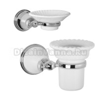 Набор Стакан Tiffany World Harmony TWHA109bi/cr + Мыльница TWHA106cr