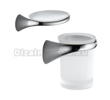 Набор Стакан Colombo Design Link В2402 DX.000 правосторонний + Мыльница В2401 DX.000 правосторонняя