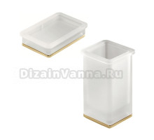Набор Стакан Colombo Design Lulu B6241.gold + Мыльница B6240.gold