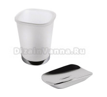 Набор Стакан Colombo Design Alize B2541 + Мыльница B2540