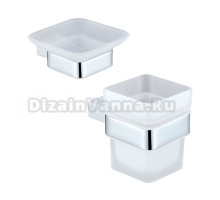 Набор Стакан Allen Brau Infinity 6.21002-00 хром + Мыльница 6.21004-00 хром