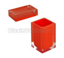 Набор Стакан Ridder Colours 22280114 оранжевый + Мыльница 22280314