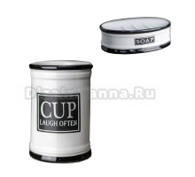 Набор Стакан Bath Plus Bene W-CE2375AA-TB + Мыльница W-CE2375AA-SD