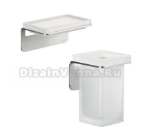 Набор Стакан Colombo Design Over B7002.satin + Мыльница B7001.satin