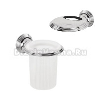 Набор Стакан Colombo Design Hermitage подвесной, хром + Мыльница подвесная, хром