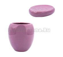 Набор Стакан Bath Plus Lilla W-CE0082IA-TB + Мыльница W-CE0082IA-SD