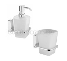 Набор Стакан Wasserkraft Leine K-5028 + Дозатор K-5099