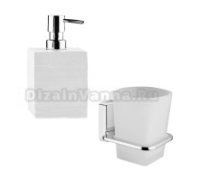 Набор Стакан Wasserkraft Leine K-5028 + Дозатор K-3899