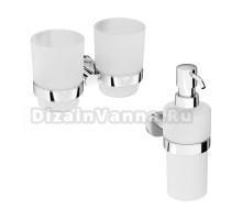 Набор Стакан AM.PM Sense L A74343400 двойной + Дозатор L A7436900