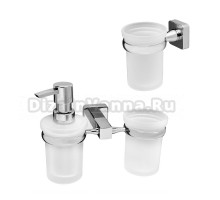 Набор Стакан Wasserkraft Lippe K-6528 + Дозатор K-6589 со стаканом