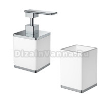 Набор Стакан Boheme 10961-W-CR + Дозатор 10969-W-CR