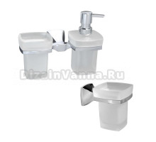 Набор Стакан Wasserkraft Wern K-2528 + Дозатор K-2589 со стаканом