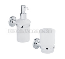 Набор Стакан Veragio Oscar OSC-5240.CR хром + Дозатор OSC-5270.CR хром
