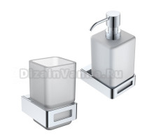 Набор Стакан Boheme Q 10944-CR + Дозатор 10957-CR