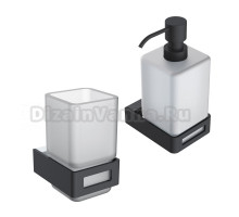 Набор Стакан Boheme Q 10944-CR-B + Дозатор 10957-B