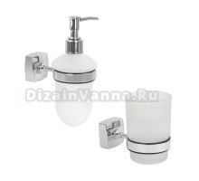 Набор Стакан Fixsen Kvadro FX-61306 + Дозатор FX-61312
