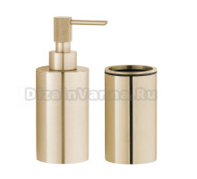 Набор Стакан Boheme Uno 10982-MG matt gold + Дозатор 10980-MG matt gold