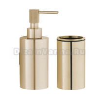 Набор Стакан Boheme Uno 10982-MG matt gold + Дозатор 10977-MG matt gold