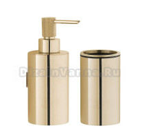 Набор Стакан Boheme Uno 10982-MG matt gold + Дозатор 10977-G gold