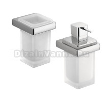 Набор Стакан Colombo Design Lulu B6202 хром + Дозатор B9321 хром